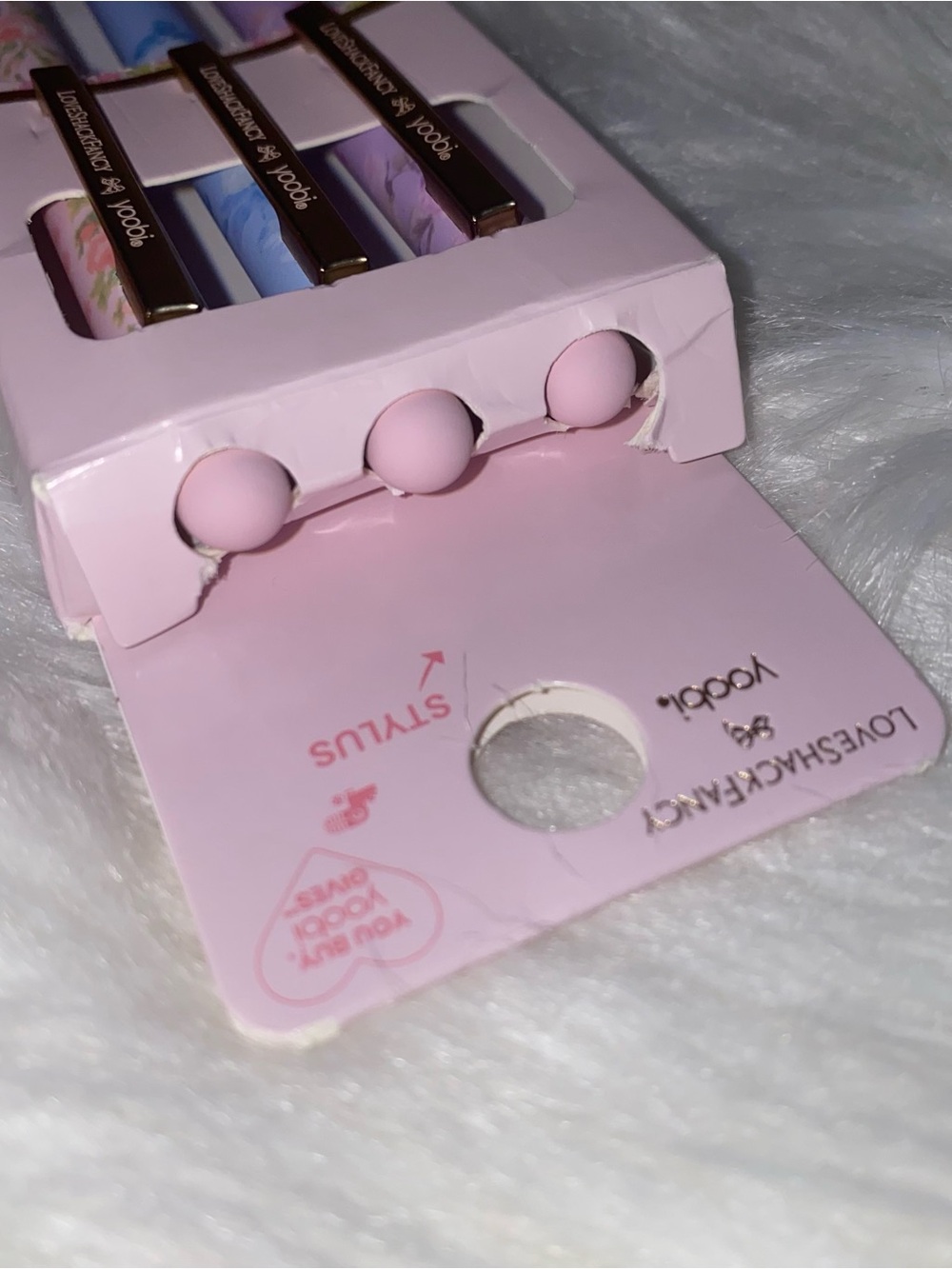 LoveShackFancy x Target - Yoobi 3pk Stylus Ballpoint Pens New - Picture 3 of 4